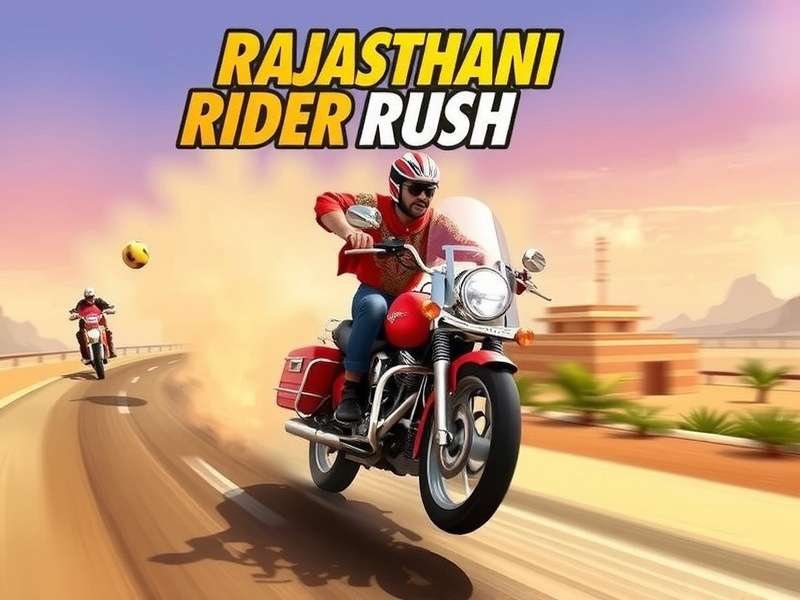 Rajasthani Rider Rush Game Cover